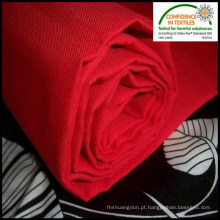 Trabalho vermelho usar tecido de sarja de algodão poliéster